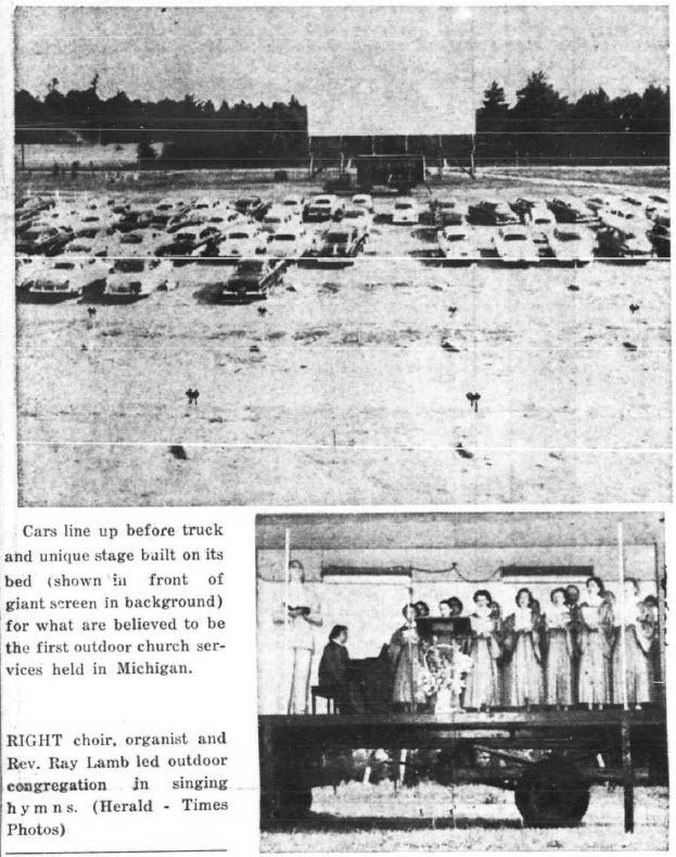 Sky-Hi Drive-In Theatre - Article From July 7 1955